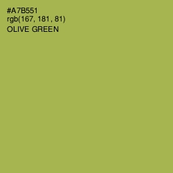 #A7B551 - Olive Green Color Image