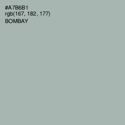 #A7B6B1 - Bombay Color Image