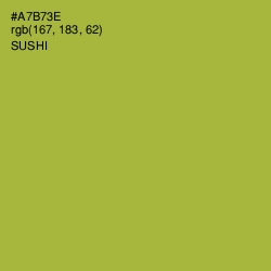 #A7B73E - Sushi Color Image