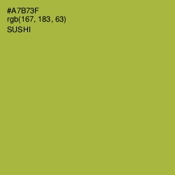 #A7B73F - Sushi Color Image