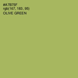 #A7B75F - Olive Green Color Image