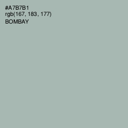 #A7B7B1 - Bombay Color Image