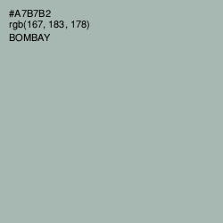#A7B7B2 - Bombay Color Image