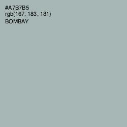 #A7B7B5 - Bombay Color Image