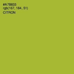 #A7B833 - Citron Color Image