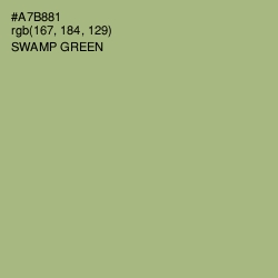 #A7B881 - Swamp Green Color Image