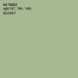 #A7B892 - Schist Color Image