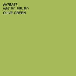 #A7BA57 - Olive Green Color Image