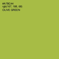 #A7BC44 - Olive Green Color Image