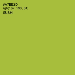 #A7BE3D - Sushi Color Image