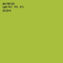 #A7BF3D - Sushi Color Image