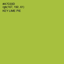 #A7C03D - Key Lime Pie Color Image