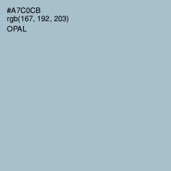 #A7C0CB - Opal Color Image