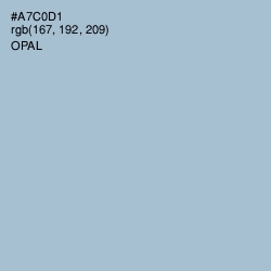 #A7C0D1 - Opal Color Image
