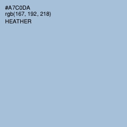 #A7C0DA - Heather Color Image