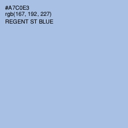 #A7C0E3 - Regent St Blue Color Image
