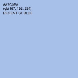 #A7C0EA - Regent St Blue Color Image