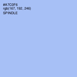 #A7C0F6 - Spindle Color Image