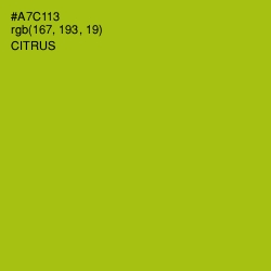 #A7C113 - Citrus Color Image