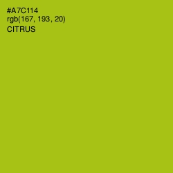 #A7C114 - Citrus Color Image