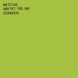 #A7C142 - Conifer Color Image