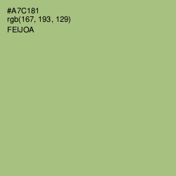 #A7C181 - Feijoa Color Image