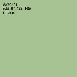 #A7C191 - Feijoa Color Image