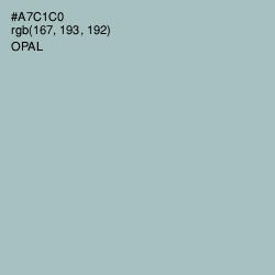 #A7C1C0 - Opal Color Image