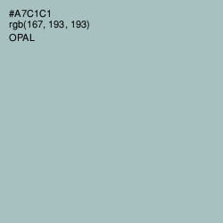 #A7C1C1 - Opal Color Image