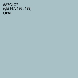 #A7C1C7 - Opal Color Image