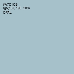 #A7C1CB - Opal Color Image