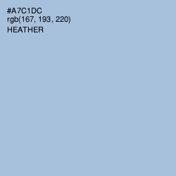 #A7C1DC - Heather Color Image