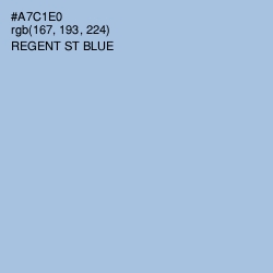 #A7C1E0 - Regent St Blue Color Image