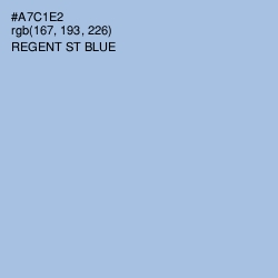 #A7C1E2 - Regent St Blue Color Image