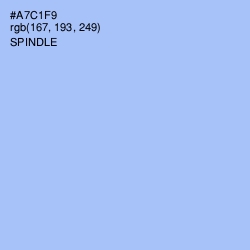 #A7C1F9 - Spindle Color Image