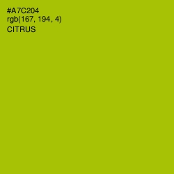 #A7C204 - Citrus Color Image