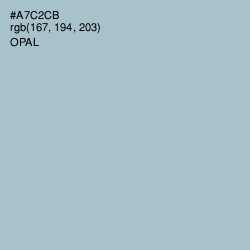 #A7C2CB - Opal Color Image