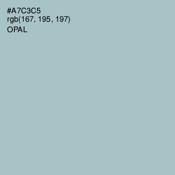 #A7C3C5 - Opal Color Image