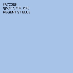 #A7C3E8 - Regent St Blue Color Image