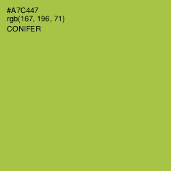 #A7C447 - Conifer Color Image