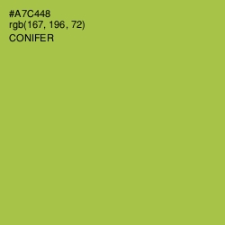 #A7C448 - Conifer Color Image