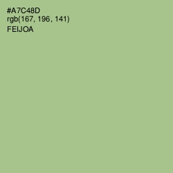 #A7C48D - Feijoa Color Image