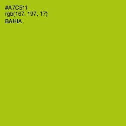 #A7C511 - Bahia Color Image