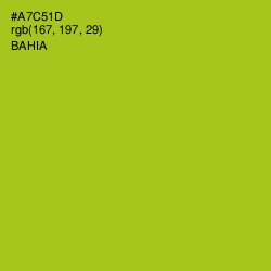 #A7C51D - Bahia Color Image