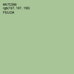 #A7C596 - Feijoa Color Image