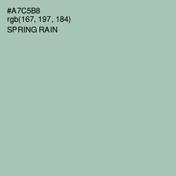 #A7C5B8 - Spring Rain Color Image