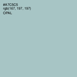 #A7C5C5 - Opal Color Image