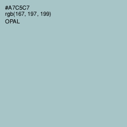 #A7C5C7 - Opal Color Image