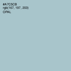 #A7C5CB - Opal Color Image