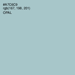 #A7C6C9 - Opal Color Image